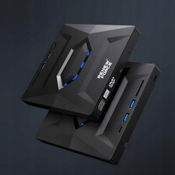 Zewnętrzny Napęd Nagrywarka CD/DVD RW 5w1 USB 3.0 z Czytnikiem KART SD/TF