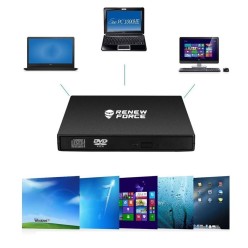 Napęd Zewnętrzny Nagrywarka Odtwarzacz CD-R DVD USB Do Laptopa Przenośny