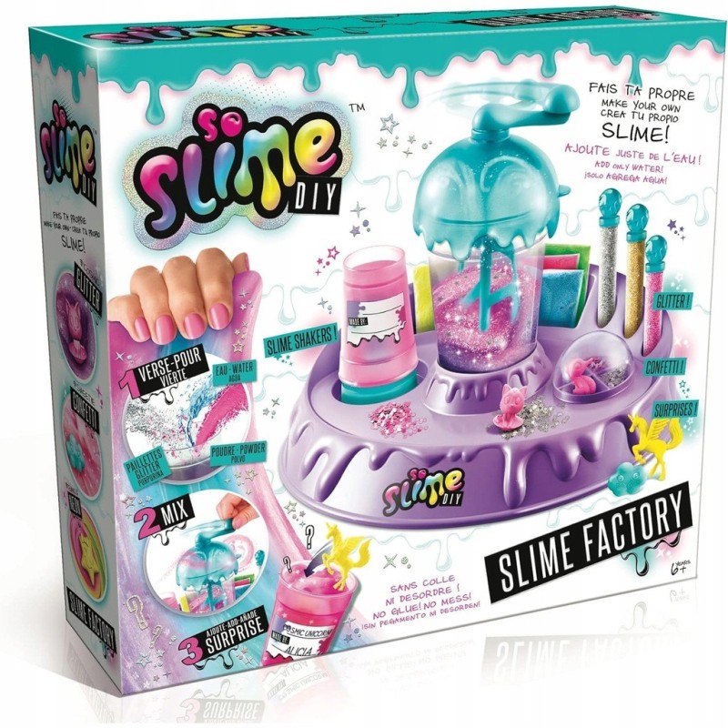 Fabryka Diy Slime Duży Zestaw Brokat Figurki Zestaw Robienia Glutów