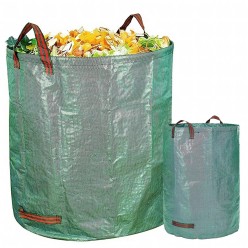 3 Worki Ogrodowe Torba Ogrodowa Pojemnik na Liście Trawę 120L