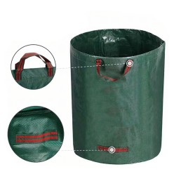 3 Worki Ogrodowe Torba Ogrodowa Pojemnik na Liście Trawę 120L