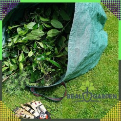 3 Worki Ogrodowe Torba Ogrodowa Pojemnik na Liście Trawę 120L