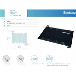 Solarna Mata Grzewcza Do Basenu 110x171cm