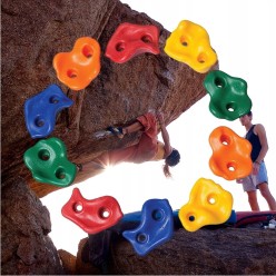 Ścianka Wspinaczkowa Kamienie Wspinaczkowe Skałki Uchwyty 25szt