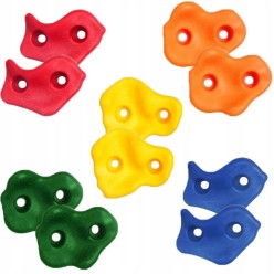 Ścianka Wspinaczkowa Kamienie Wspinaczkowe Skałki Uchwyty 25szt