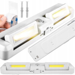 Zestaw 3 lampek LED z czujnikiem ruchu do mebli 22cm