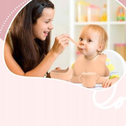 Naczynia Silikonowe Dla Niemowląt Komplet 9 Elementów