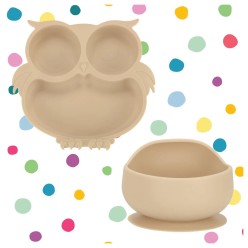 Naczynia Silikonowe Dla Niemowląt Komplet 9 Elementów