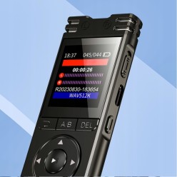 Dyktafon Profesjonalny Aktywacja Głosem Jakość 1536Kbps 32GB