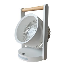 2w1 Wentylator 6,4' i Nocna Lampka 10W 5 Funkcji 3600 mAh