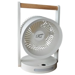 2w1 Wentylator 6,4' i Nocna Lampka 10W 5 Funkcji 3600 mAh