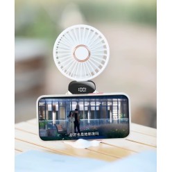 2w1 Przenośny Mini Wentylator i Stojak Na Telefon