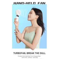 2w1 Przenośny Mini Wentylator i Stojak Na Telefon