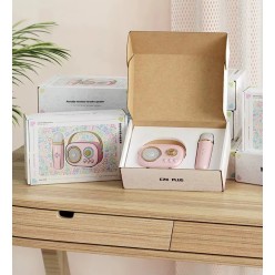 Zestaw 2w1 Głośnik Bluetooth z Mikrofonem Karaoke w Stylu Retro