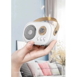 Zestaw 2w1 Głośnik Bluetooth z Mikrofonem Karaoke w Stylu Retro