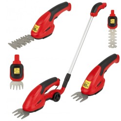 3w1 Nożyce Do Trawy i Żywopłotu Akumulatorowe z Wysięgnikiem