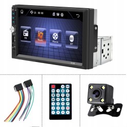 Zestaw Radio Samochodowe 7 Cali z Rejestrator Jazdy Kamera Cofania