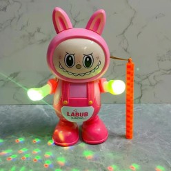 Tańcząca Zabawka Labubu Śpiewająca Świecąca 23cm