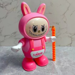 Tańcząca Zabawka Labubu Śpiewająca Świecąca 23cm