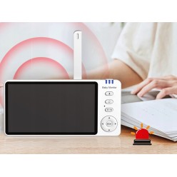 Wielofunkcyjna Elektroniczna Niania Interkom, Pomiar Temperatury, Alarm, Kołysanki