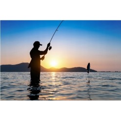 Wodoodporne Spodnie Wodery Wędkarskie z Szelkami R. 45