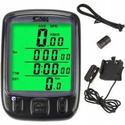 Licznik Rowerowy Podświetlany 27 Funkcji Duży LCD