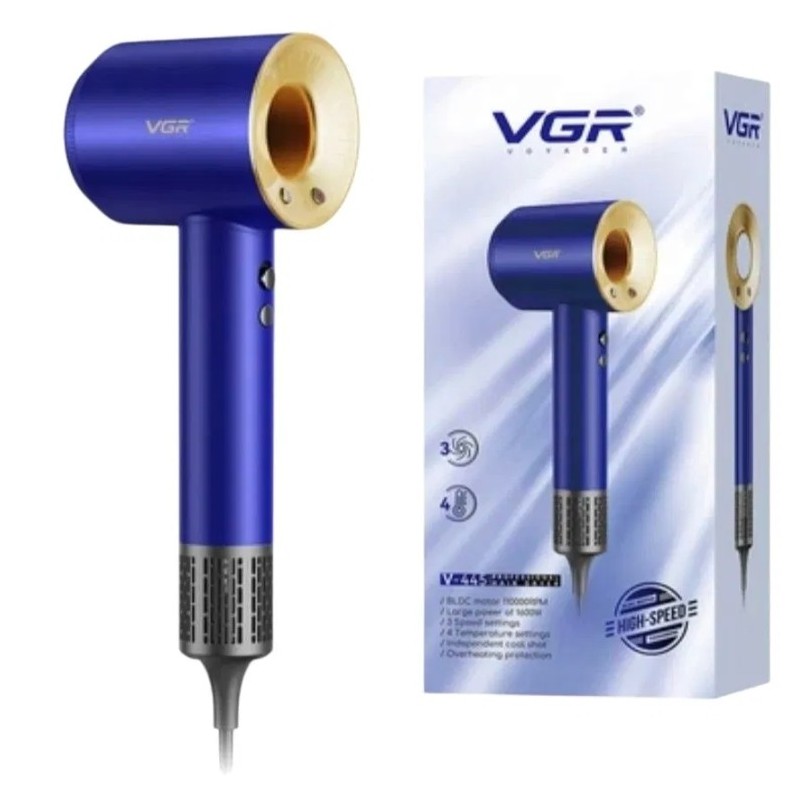 Profesjonalna Suszarka Do Włosów VGR V-445 Silnik BLDC 110 000 obr/min 2000W