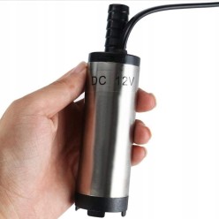 Pompa z Wężem Pompka do Paliwa Wody Ropy Oleju Zasilacz 12V 230V