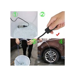 Pompa z Wężem Pompka do Paliwa Wody Ropy Oleju Zasilacz 12V 230V