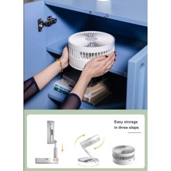 Przenośny Wentylator Biurkowy lub Stojący 4 Funkcje Akumulator