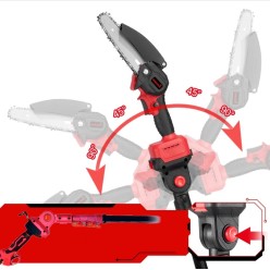 Sekator Akumulatorowy Piła Łańcuchowa Wysięgnik 2 metry 2X21V
