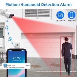Bezprzewodowy Monitoring Rejestrator Zestaw Monitoringu 4x Kamera HD WiFi
