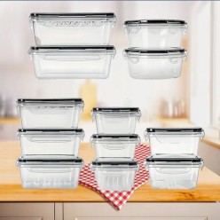 Plastikowe Pojemniki Na Żywność Zestaw 12 szt