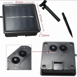 SOLARNA GIRLANDA OGRODOWA SZNUR SOPLE LAMPKI LED