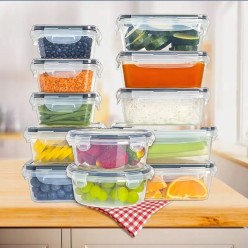 Plastikowe Pojemniki Na Żywność Zestaw 12 szt