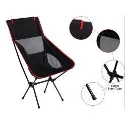 Krzesełko Kempingowe Składane z Pokrowcem do 120KG