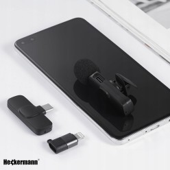 Bezprzewodowe 2xMikrofony Do Telefonów Iphone i Android