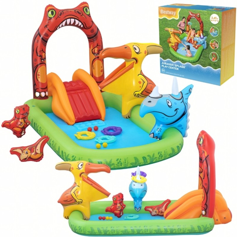 Wodny Plac Zabaw Basen Dla Dzieci Dinozaur 241 x 140