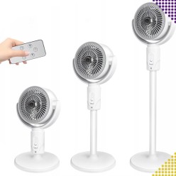 Nowoczesny Podłogowy Wentylator Bezprzewodowy z Akumulatorem Oscylacyjny