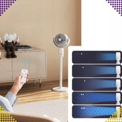 Nowoczesny Podłogowy Wentylator Bezprzewodowy z Akumulatorem Oscylacyjny