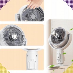 Nowoczesny Podłogowy Wentylator Bezprzewodowy z Akumulatorem Oscylacyjny