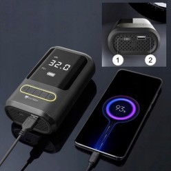 Elektryczna Pompka Do Kół Materaca Piłki Kompresor Powerbank Latarka