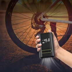 Elektryczna Pompka Do Kół Materaca Piłki Kompresor Powerbank Latarka