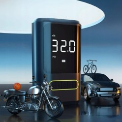 Elektryczna Pompka Do Kół Materaca Piłki Kompresor Powerbank Latarka