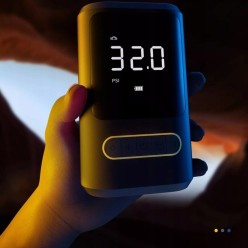 Elektryczna Pompka Do Kół Materaca Piłki Kompresor Powerbank Latarka