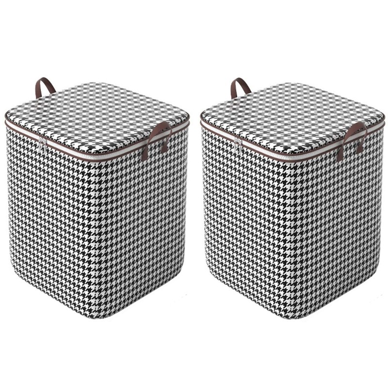 2x Pojemnik Na pościel Duży Organizer Do Szafy Torba Do Przechowywania 180L