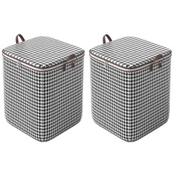 2x Pojemnik Na pościel Duży Organizer Do Szafy Ta Do Przechowywania 110L