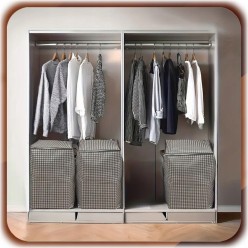 2x Pojemnik Na pościel Duży Organizer Do Szafy Torba Do Przechowywania 180L