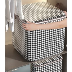 2x Pojemnik Na pościel Duży Organizer Do Szafy Ta Do Przechowywania 110L