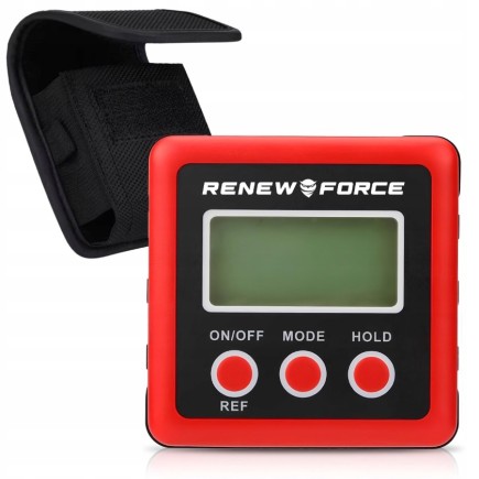 2w1 Poziomica i Miernik Pochylenia Cyfrowy Kątomierz Inklinometr